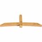 Ekena Millwork Bellingham Rough Sawn Timber Gable Bracket, Western Red Cedar, 96"W x 36"H x 6"D x 6"F, 9/12 Pitch GBW096X36X0606BEL00RWR - alternate 4